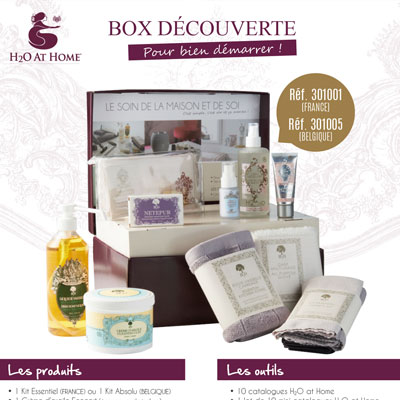 box découverte h2o at home